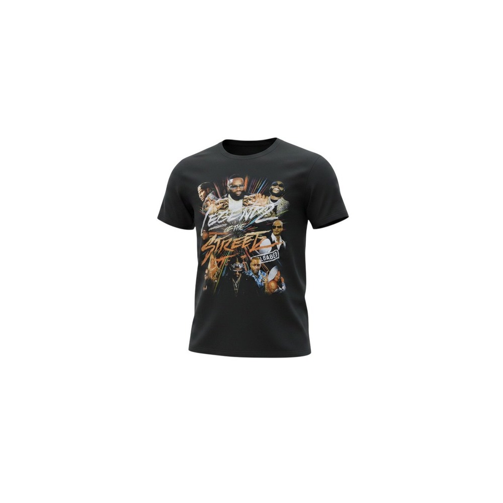 Gildan Legends of the Street T-Shirt Mens M Black Excellent Tour Graphic Tee